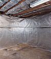 An energy efficient radiant heat and vapor barrier for a Woonsocket basement finishing project